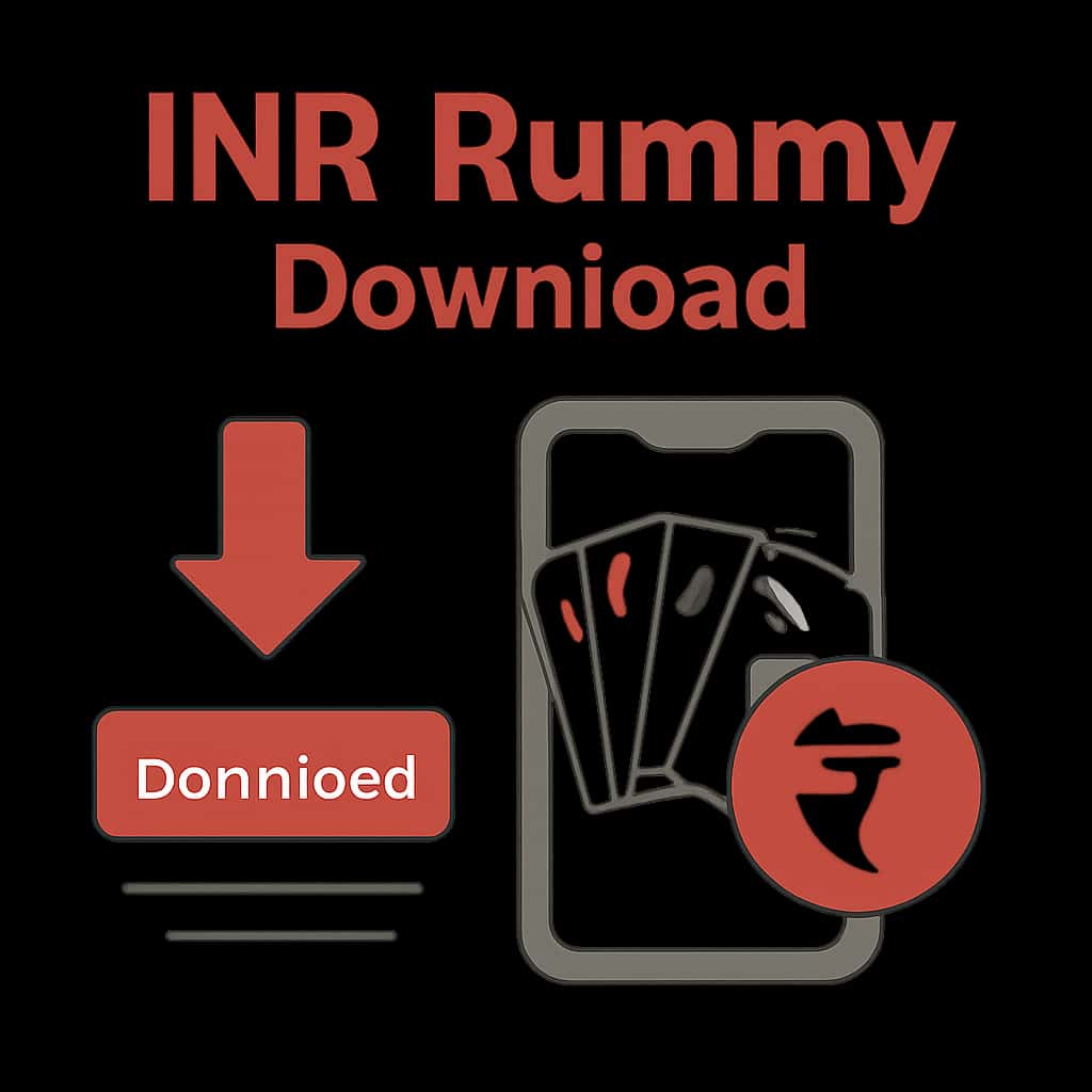 An educational illustration for INR Rummy Download.