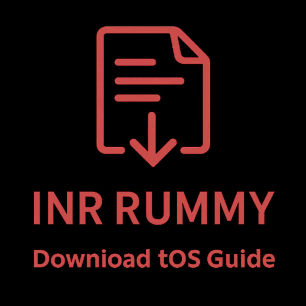 Icon representing Download INR Rummy iOS Guide.