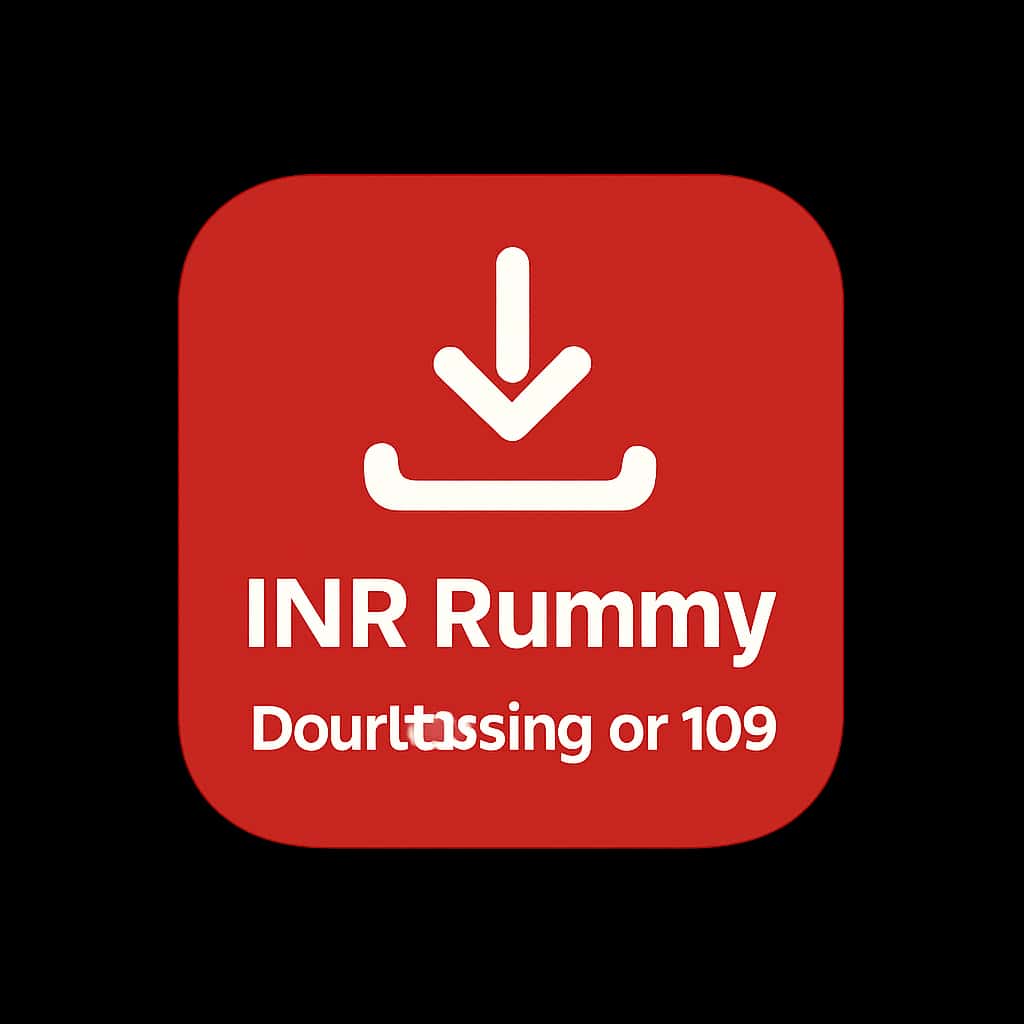Icon representing Downloading INR Rummy on iOS.
