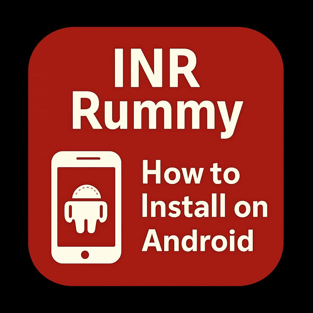 Icon representing the installation guide for INR Rummy on Android.