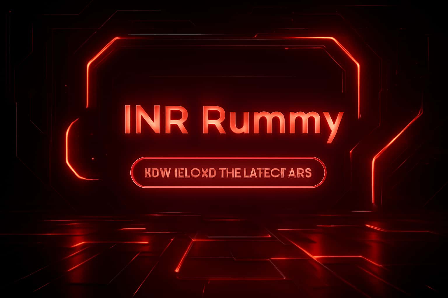 Futuristic gaming background with glowing accents.