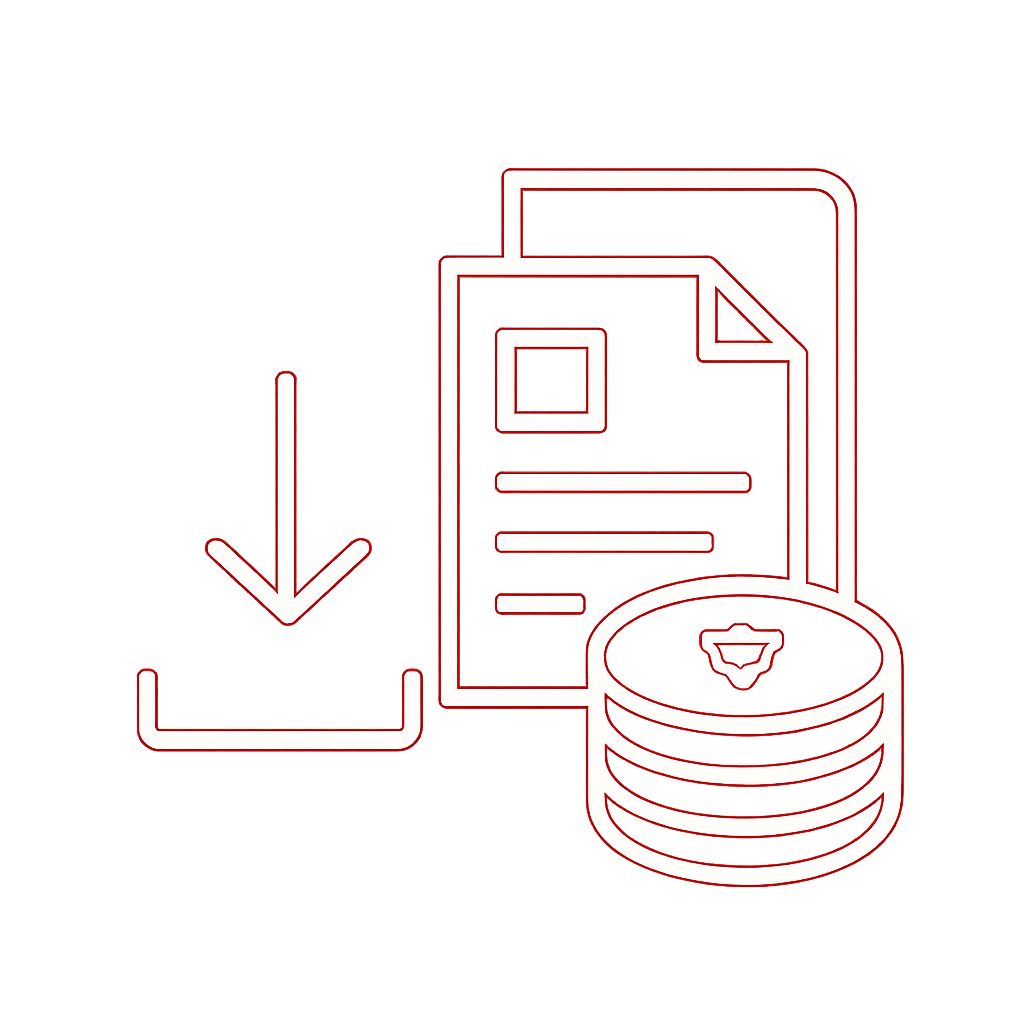 Diagram illustrating the steps to download INR Rummy on iOS.