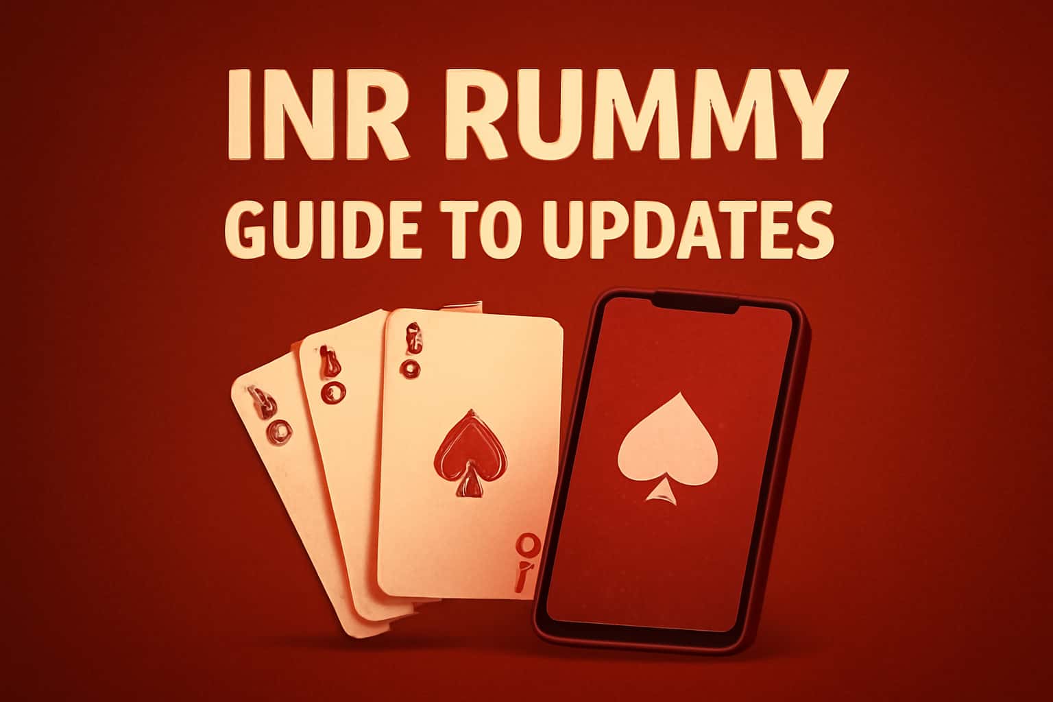 A scene depicting the INR Rummy Guide to Updates, showcasing relevant app information.