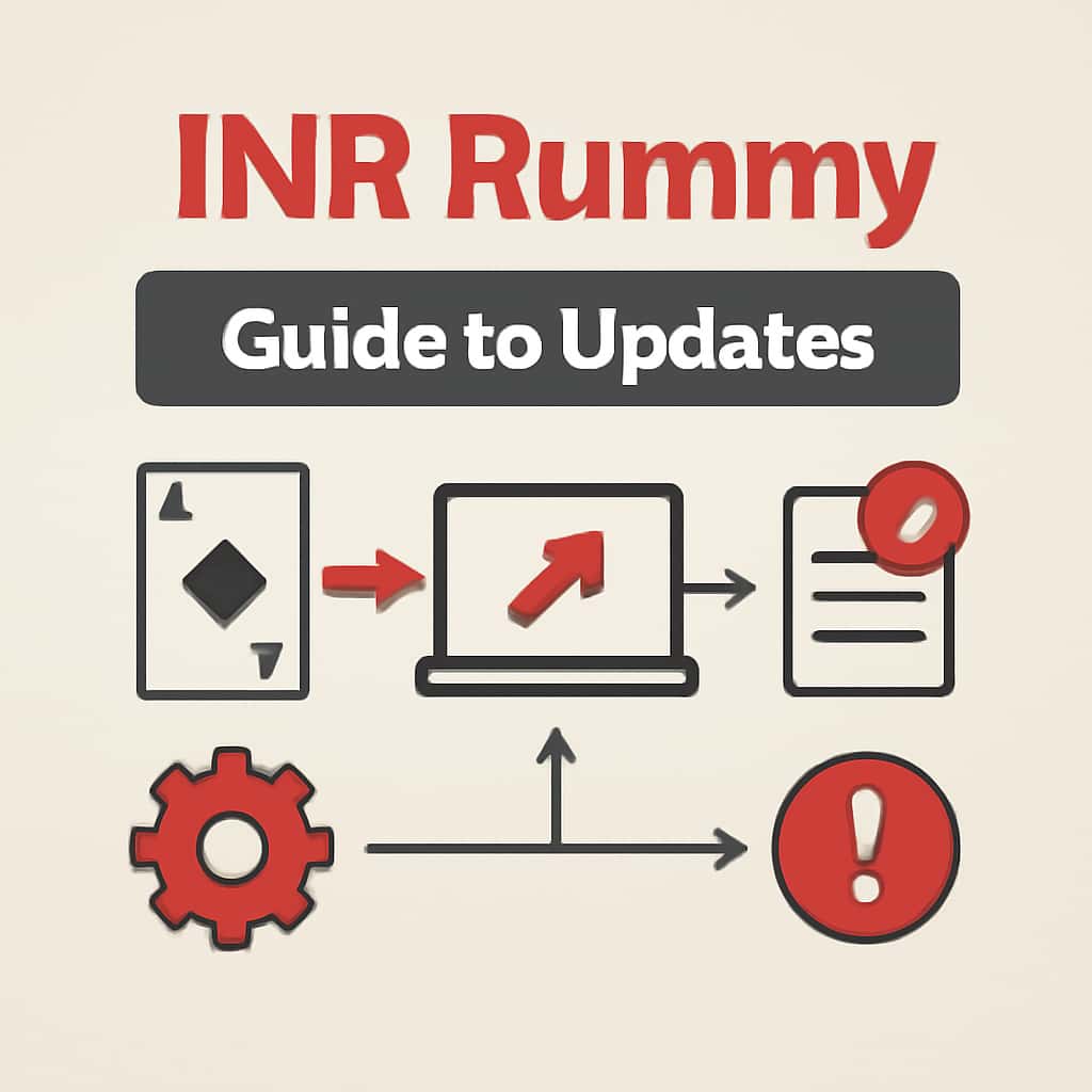 An educational diagram about the INR Rummy update process.