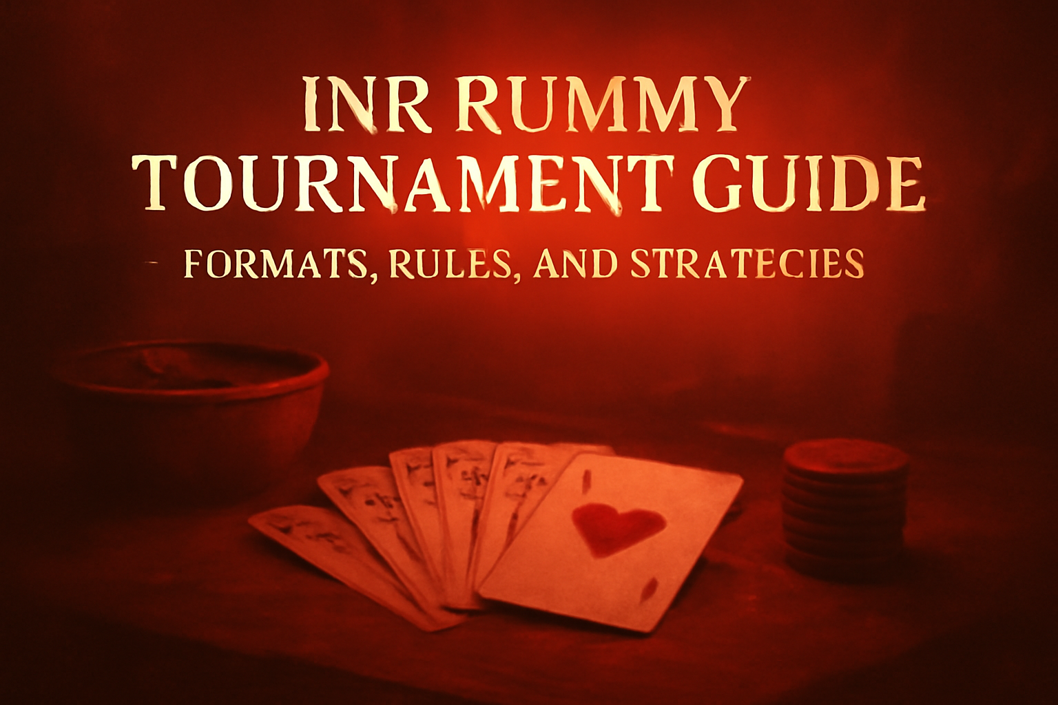 An informative visual representing tips for securing an INR Rummy account.