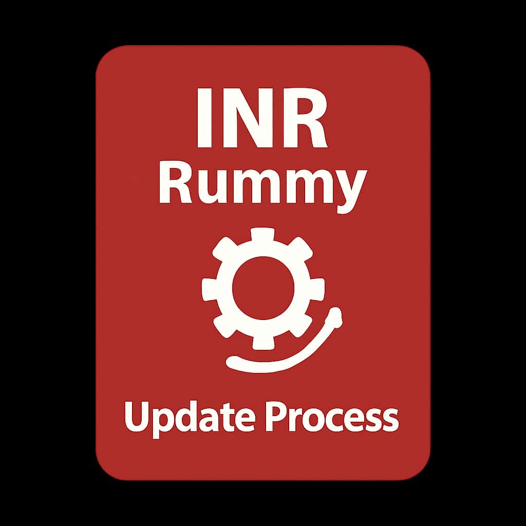 An icon representing the INR Rummy Update Process.