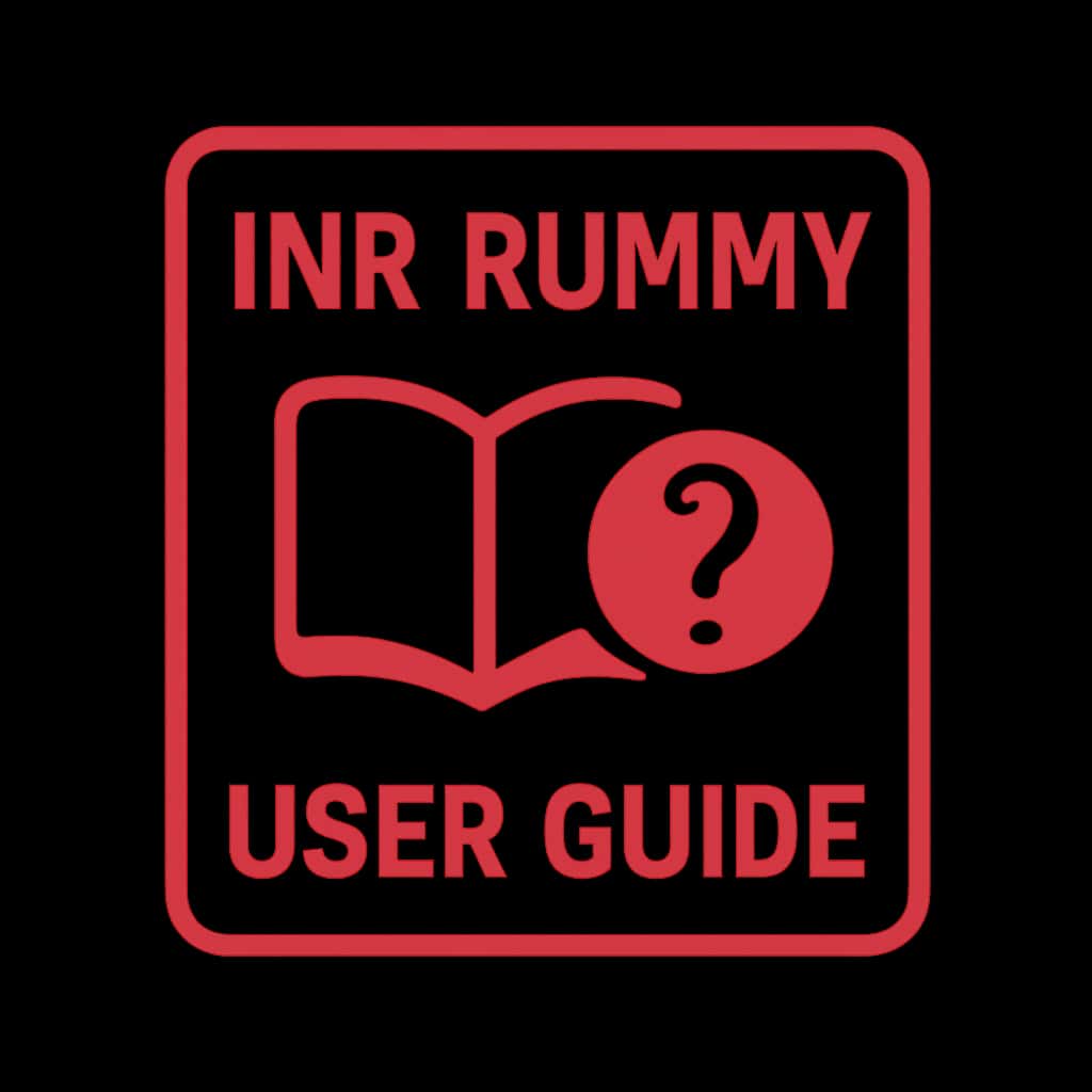 A professional badge representing the INR Rummy User Guide.