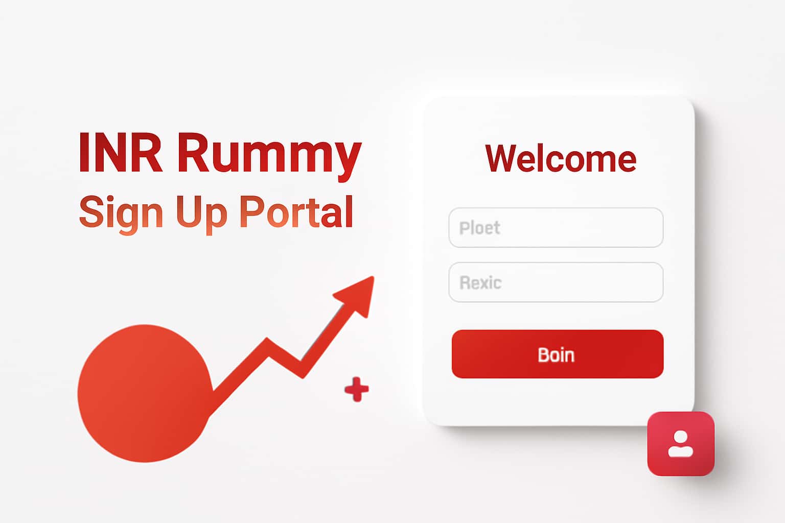 INR Rummy Sign Up Portal Interface