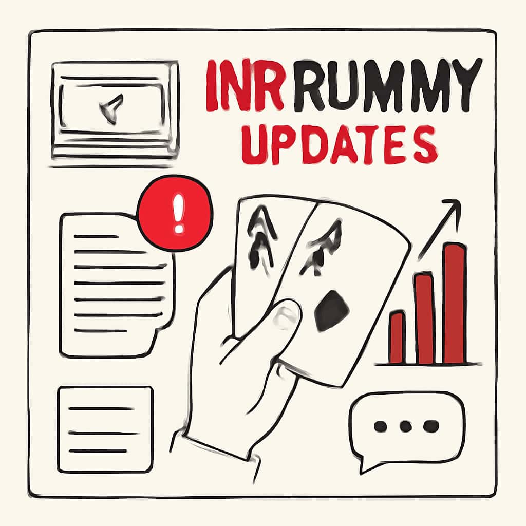 An educational diagram about INR Rummy updates.